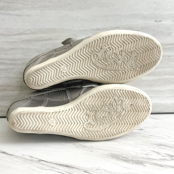 Ash Bowie Metallic Silver Hidden Wedge Sneakers Size 36​ - Picture 10 of 14